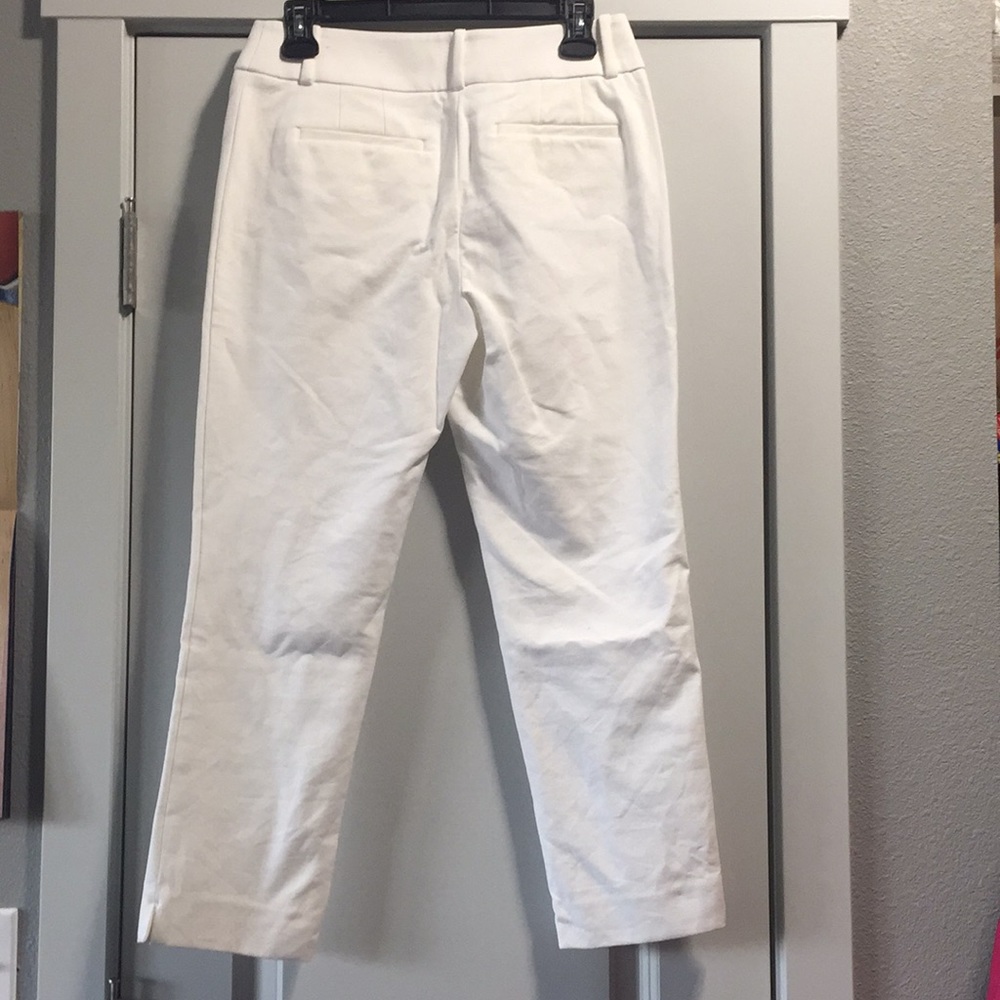 Loft brand white riviera pant size 0 Julie fit - Picture 2 of 4